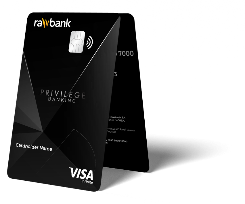 card mockup visa infinit